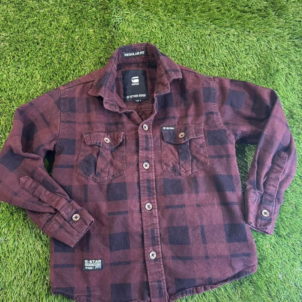 G-star Burgundy and Red Shirt